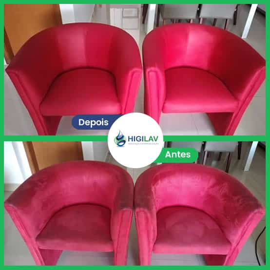 Limpeza de sofá